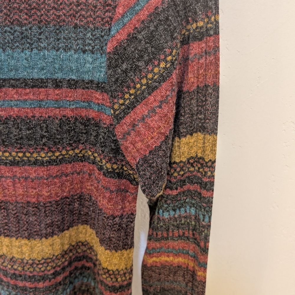 Striped Long Sleeve Dress - Picture 4 of 7